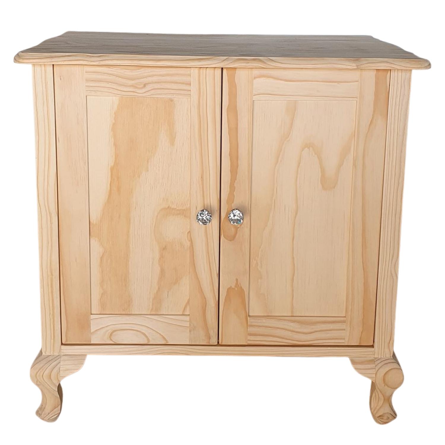 2 Door Queen Anne Vanity - RAW