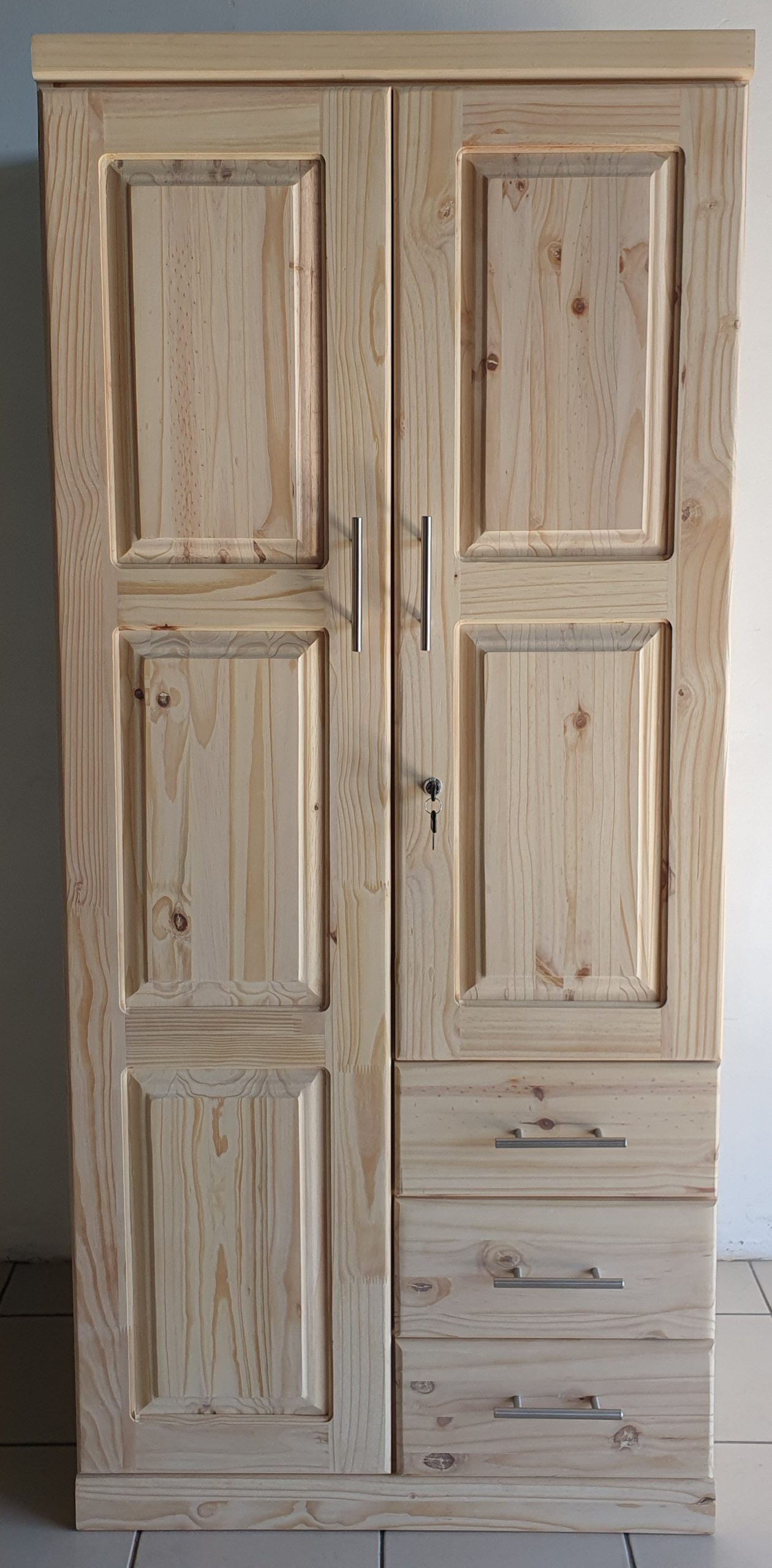 2 D Robe Hang/Shelf + 3 Drs - RAW - Image 2