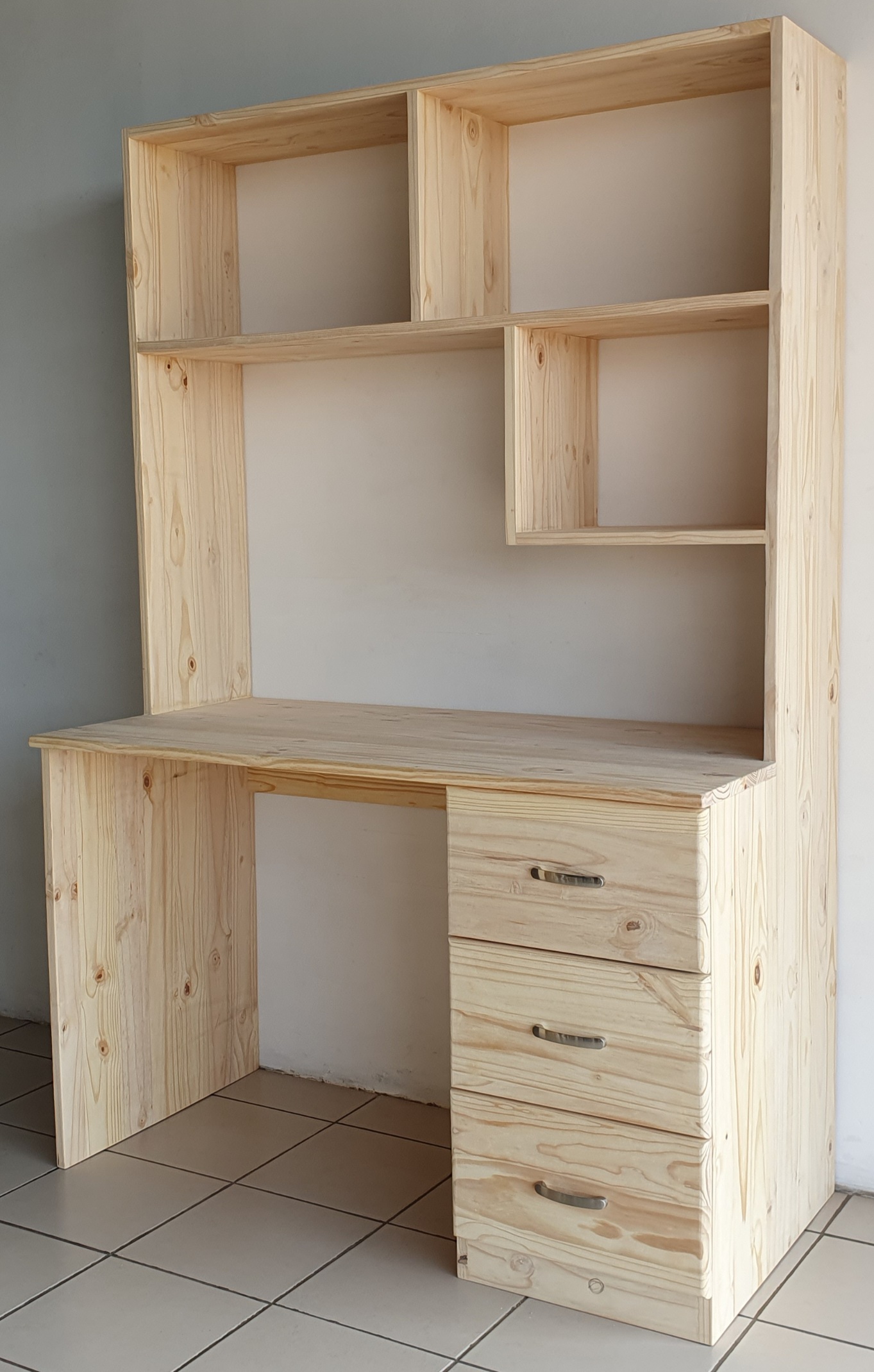 All In One Desk 3 Drawers - RAW