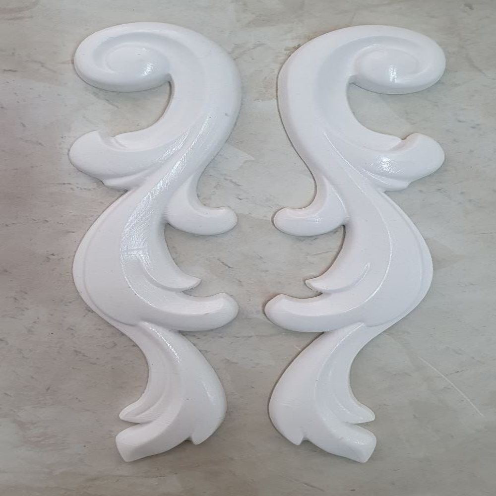 Ariel Scroll Moulding Set 200mmX40mm