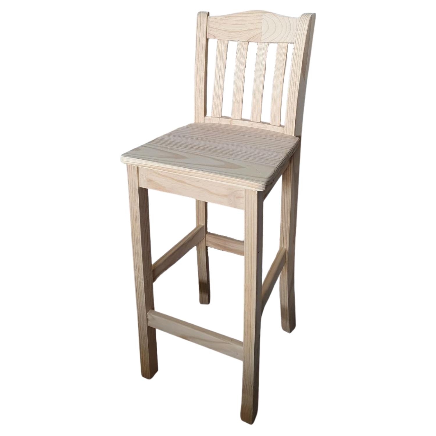 Curve Bar chair B/Rest 750H - RAW