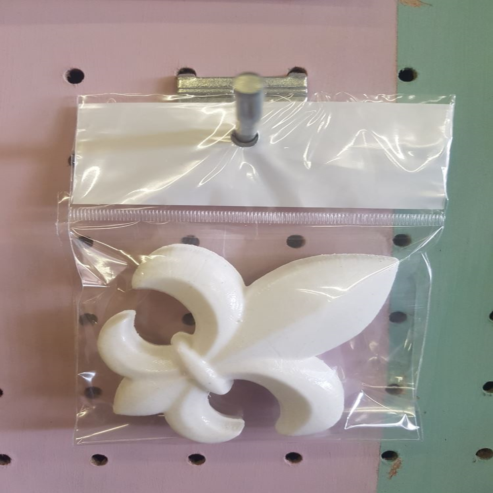 Fleur De Lis Moulding Set - 6.5X8cm