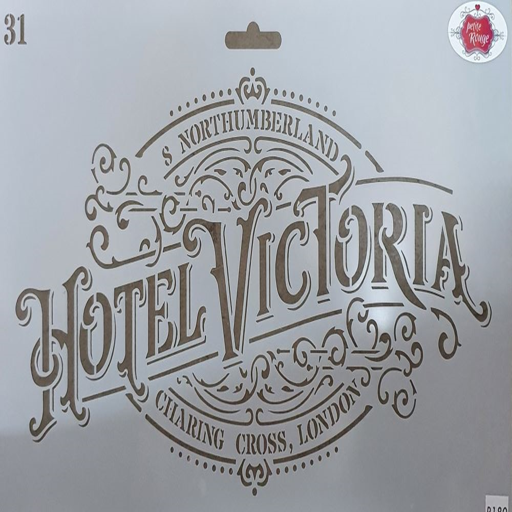 Hotel Victoria Stencil Nr 31 365X215