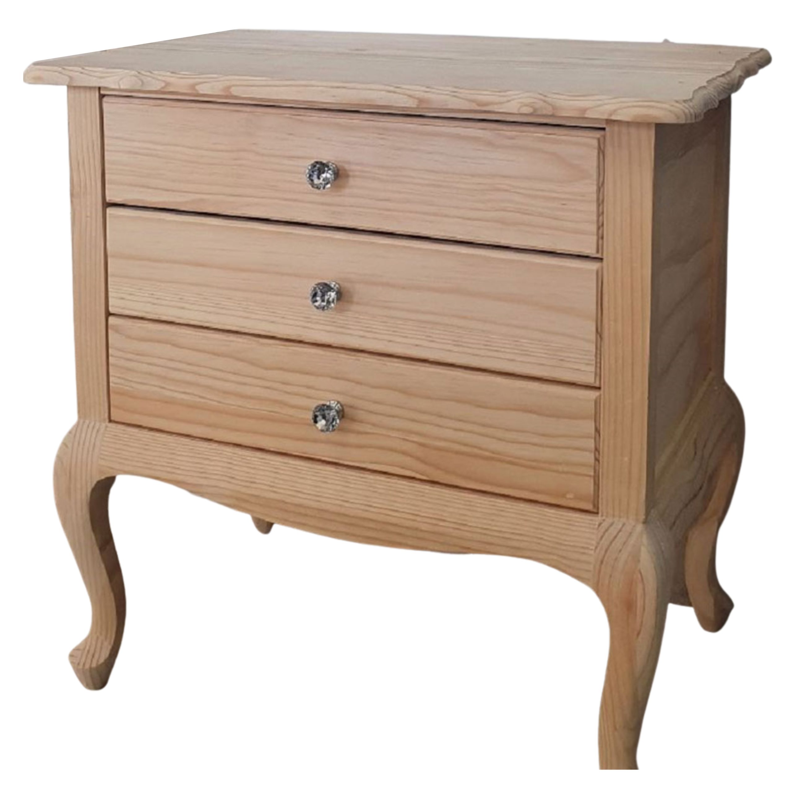 Queen Anne Pedestal 3 drawer 75cm wide - RAW