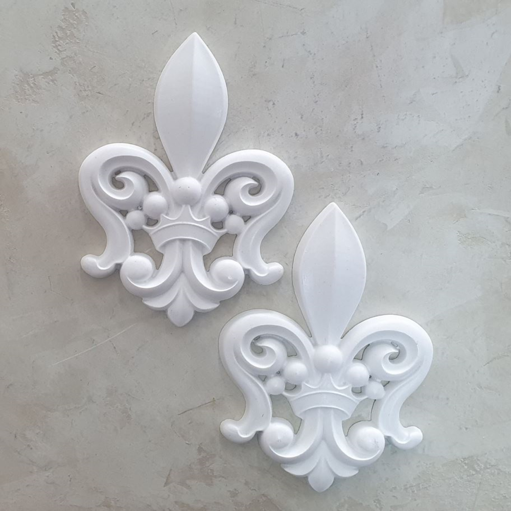 RBFL-0002 Royal Lily Set of 2 Moulding 120mmX80mm