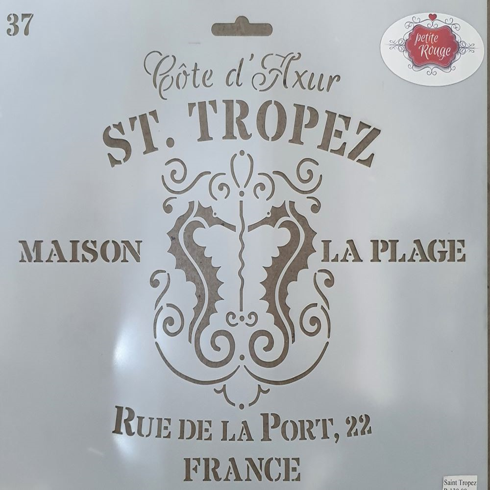 St Tropez Stencil 30X24