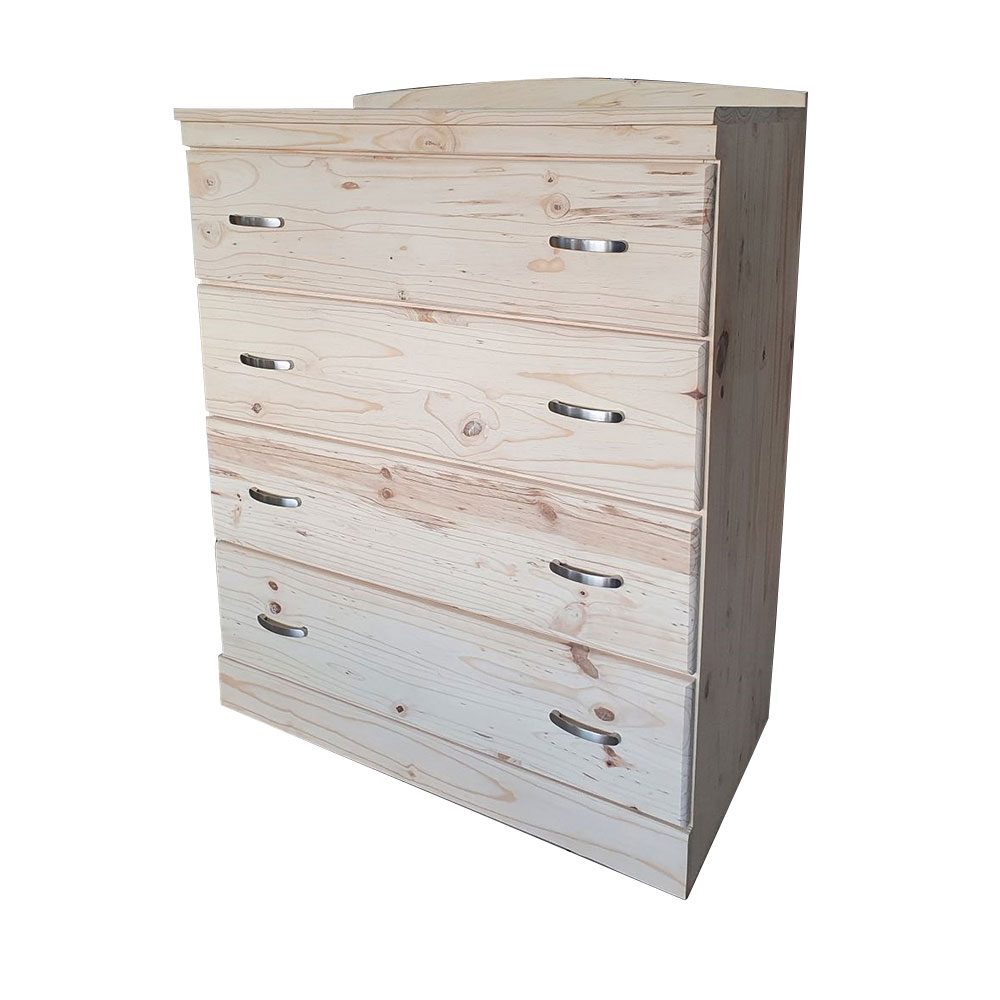 LD4 4 Dr Chest of Drawers - RAW