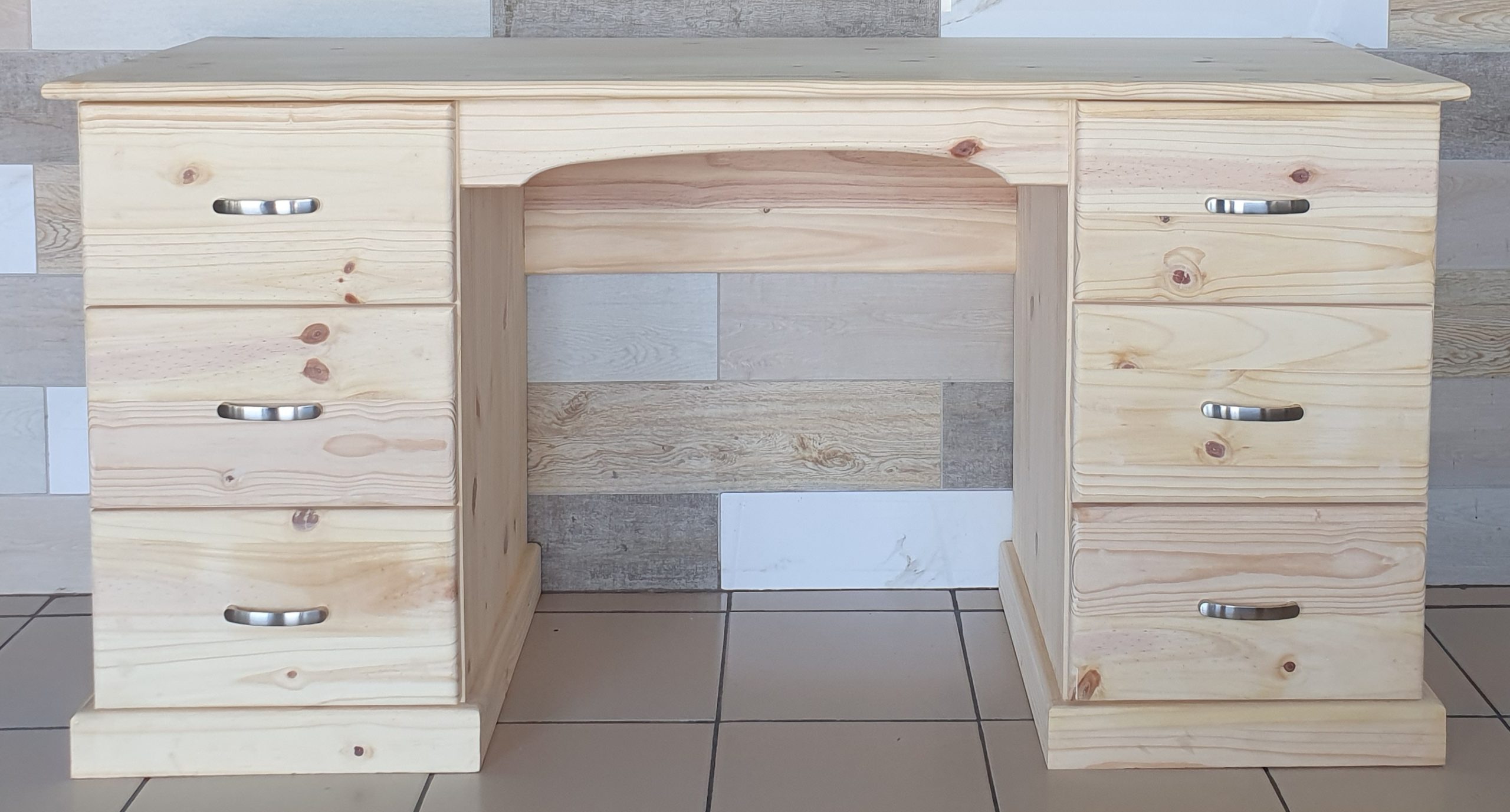 S6 Desk 1500 6 Dr - RAW