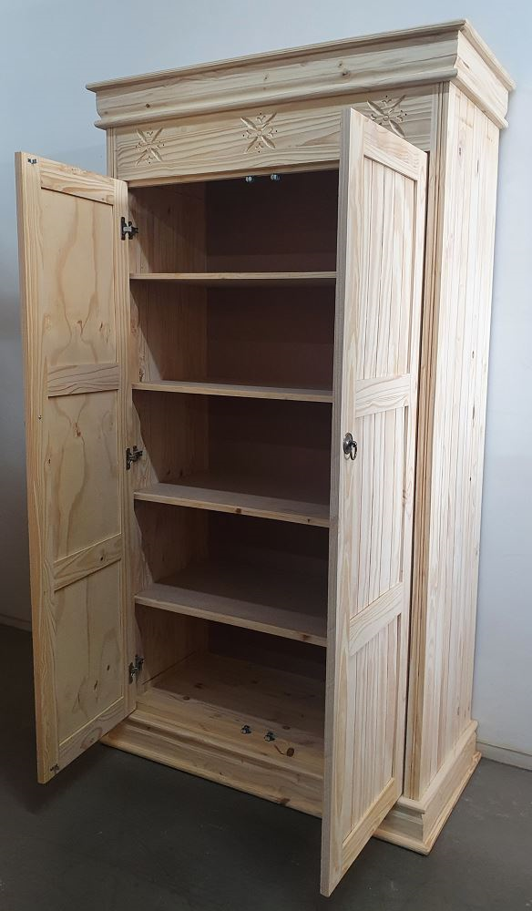 French Linen Robe Panel Doors 1000X500X2000 – RAW - Image 2