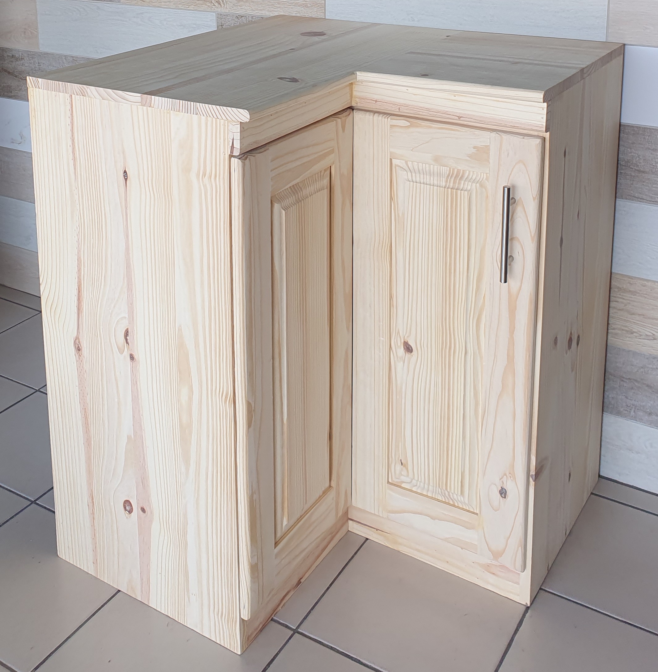 Turntable Corner Unit 760X760X450X900 - RAW - Image 3